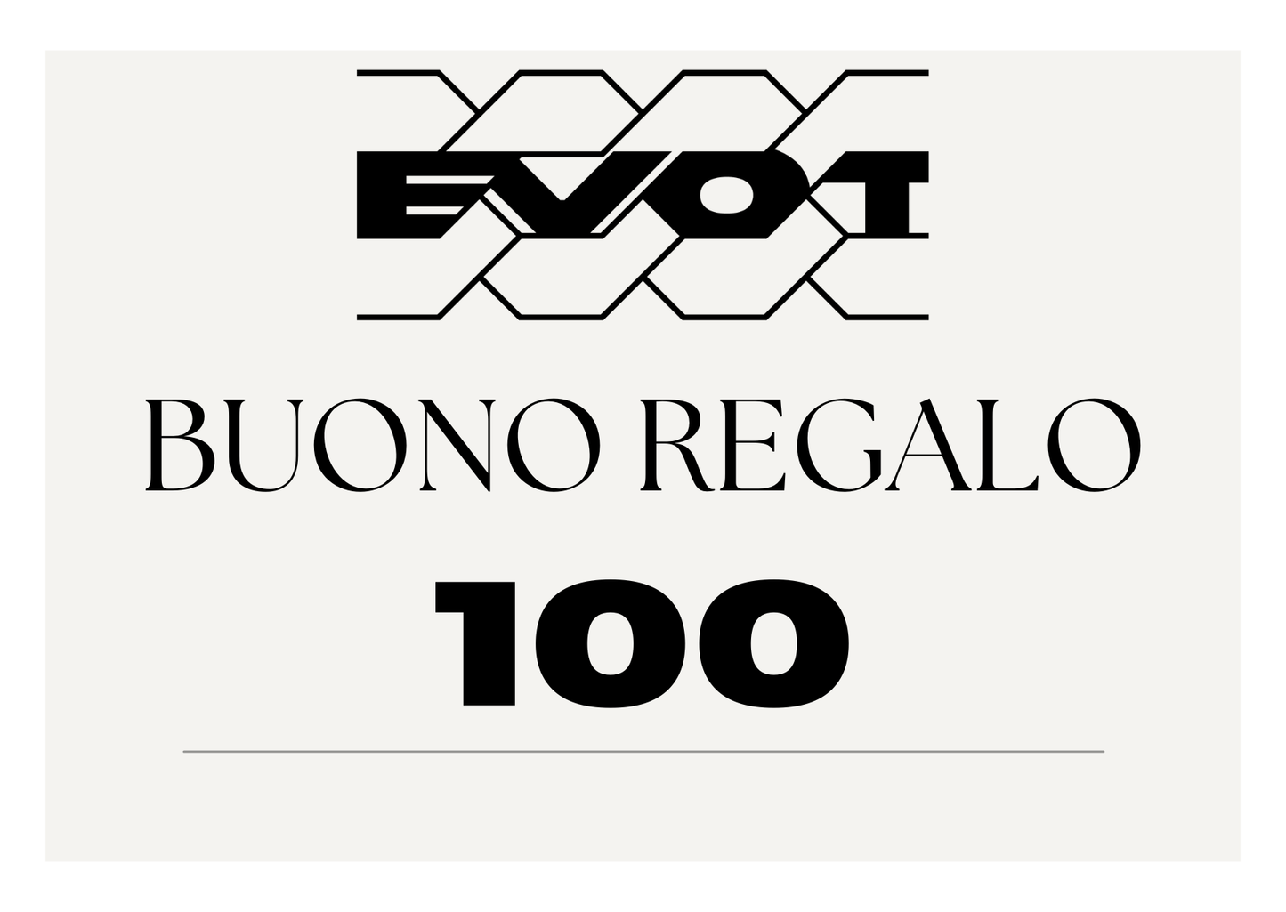 Buono Regalo EVOT
