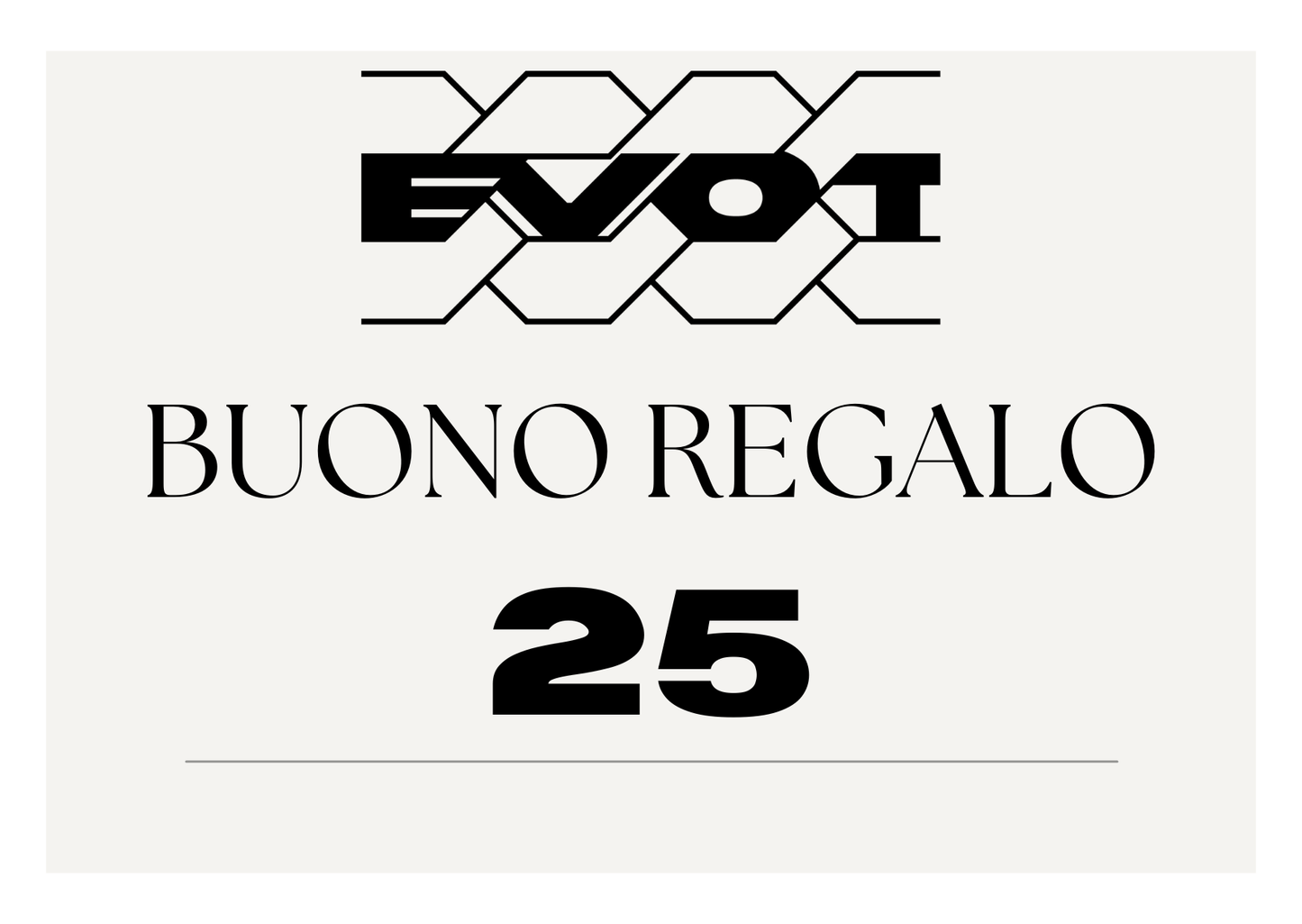 Buono Regalo EVOT